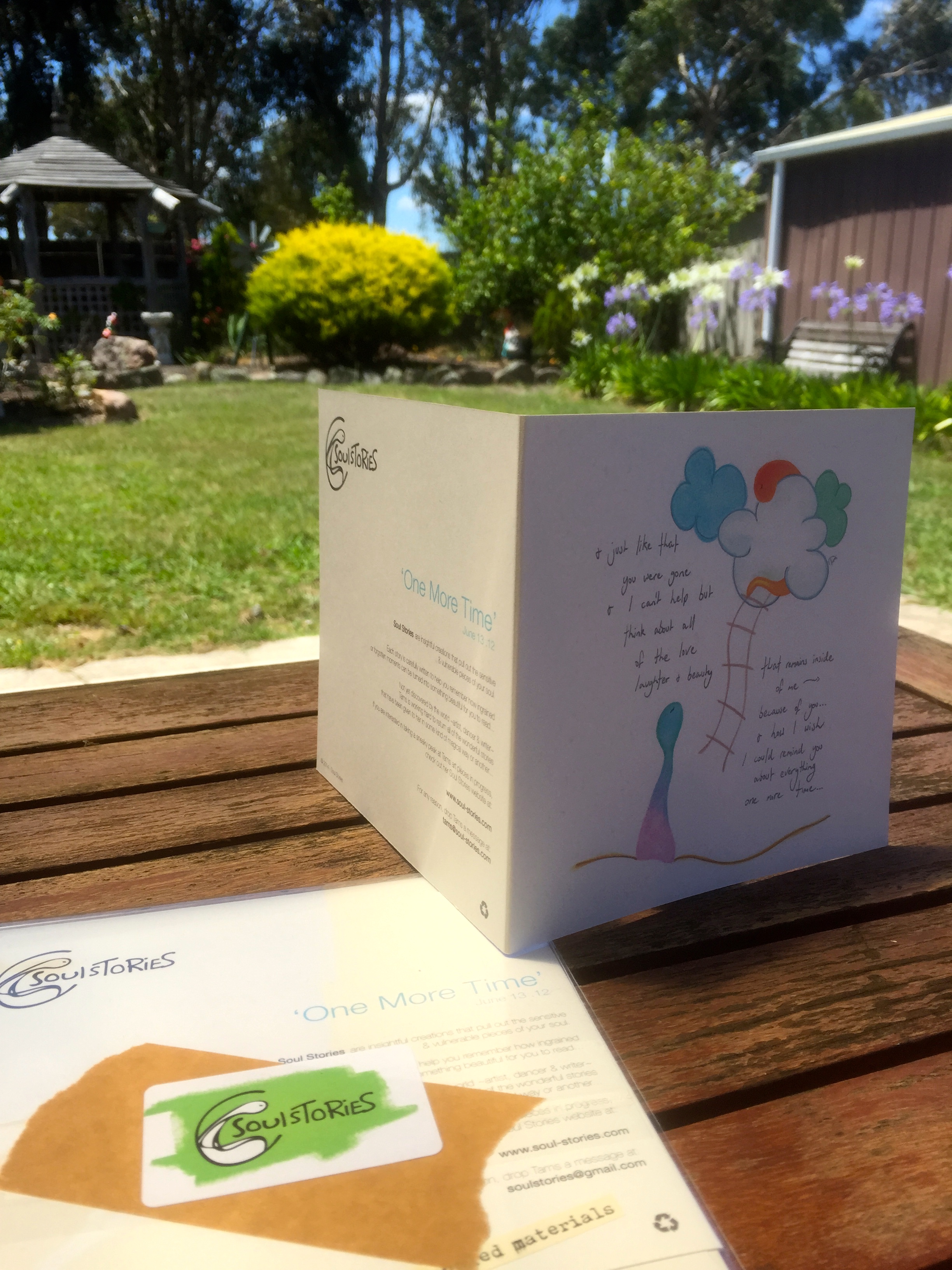 One More Time ~ gift card