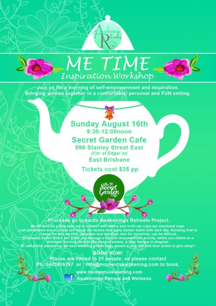 Me Time ~ Inspiration Workshop