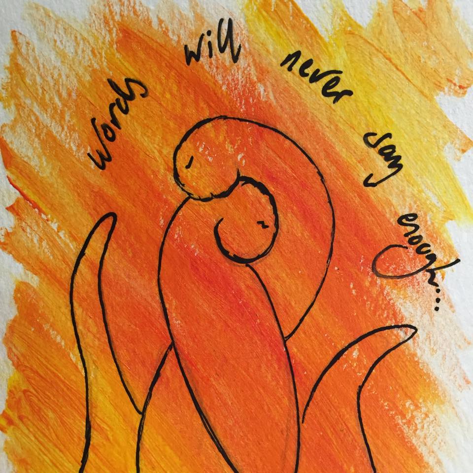 Never Enough ~ original postcard