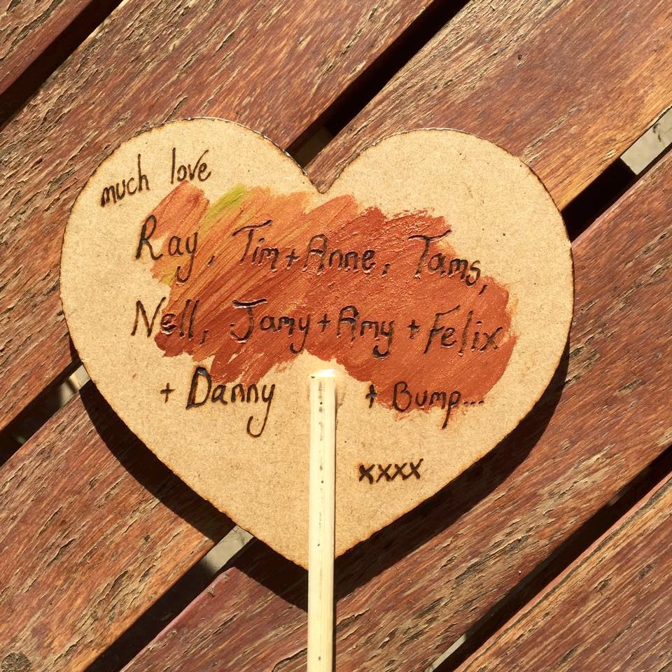 We miss you, every single day ~ example of personalized reverse side