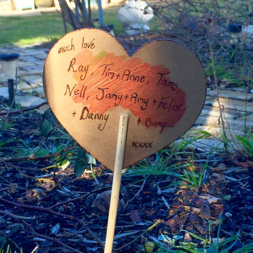 We miss you, every single day ~ example of personalized reverse side