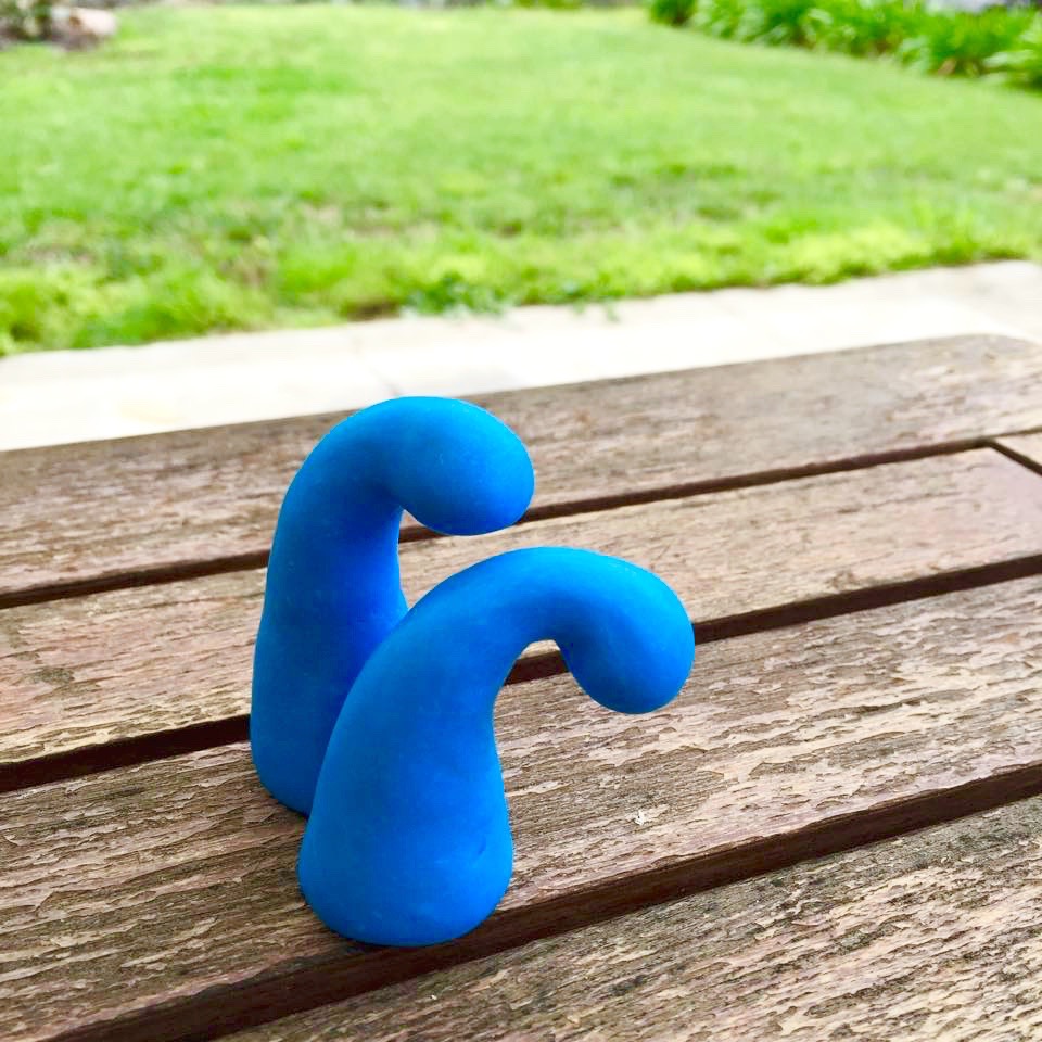 Paz & Ekanta ~ polymer sculptures