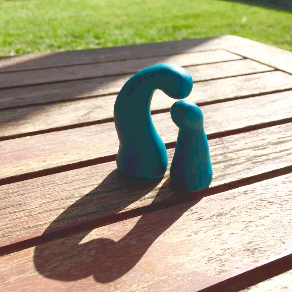Sera & Ósk ~ polymer sculptures