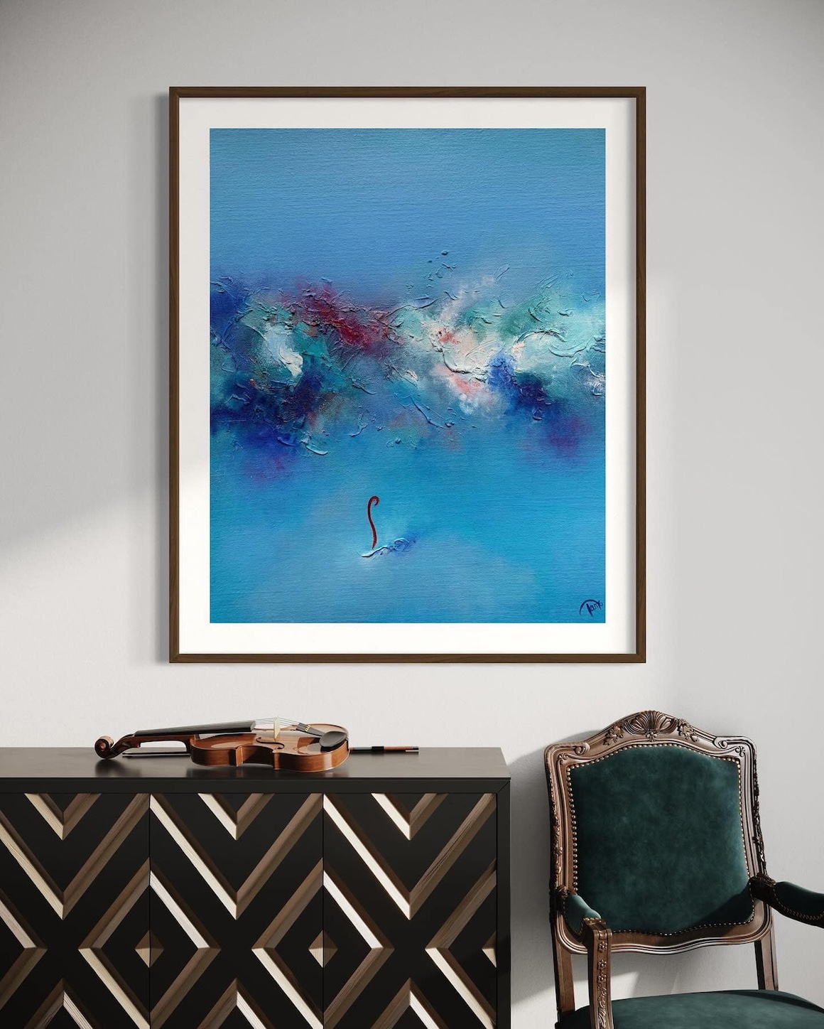Dreams Beyond - Oil on unmounted canvas
