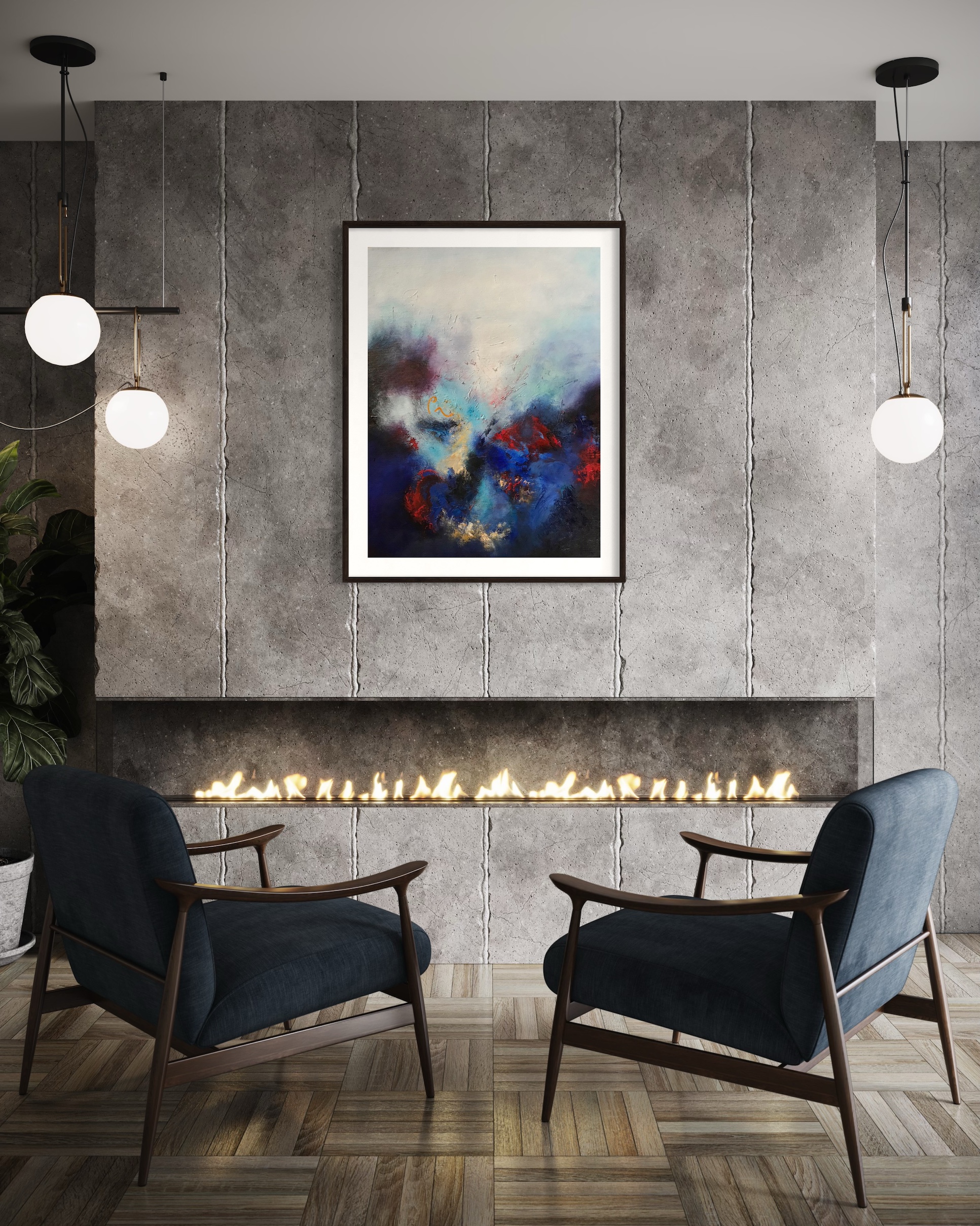 Trust Within - Oil on unmounted canvas