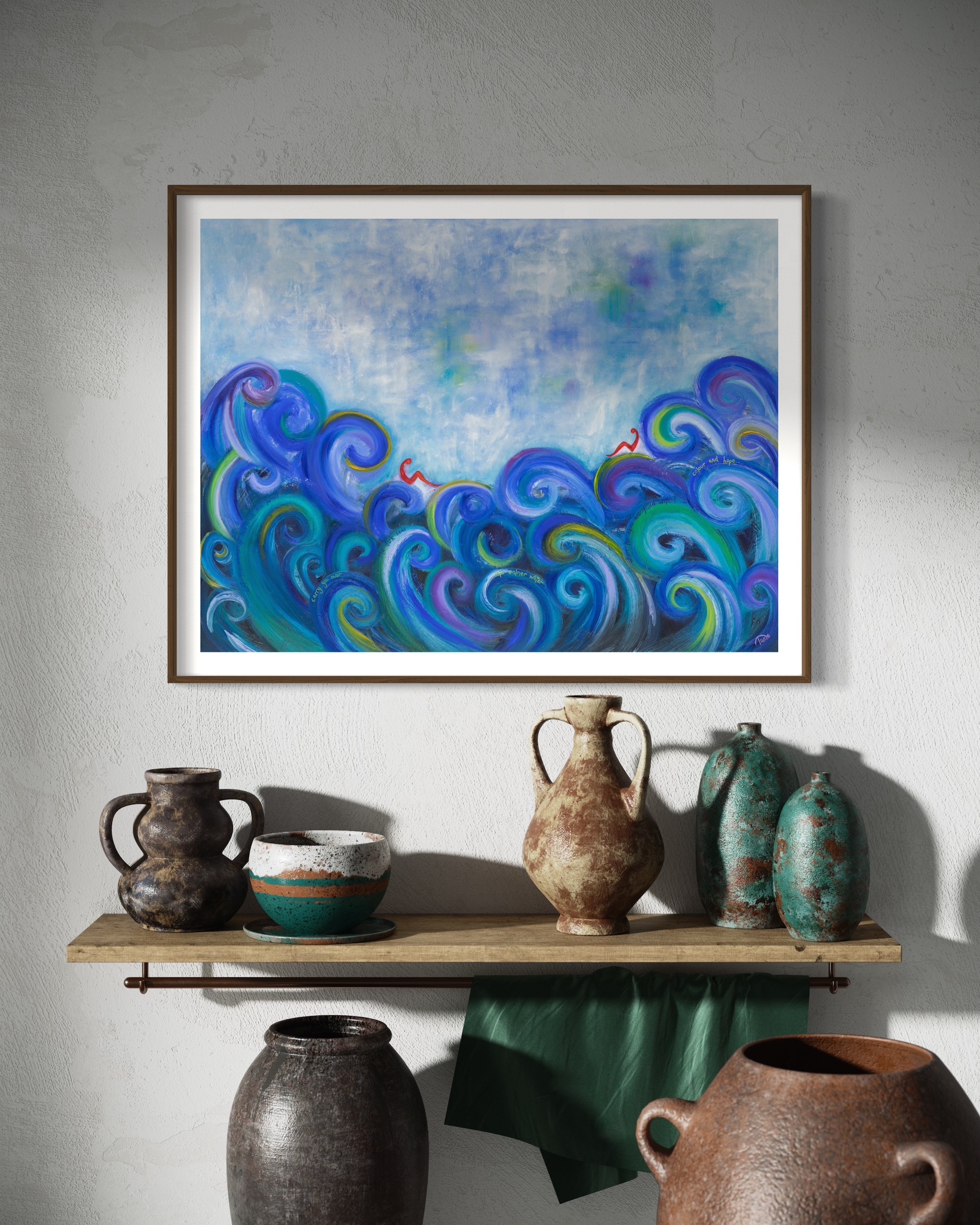Skies of Colour ~ oil on canvas