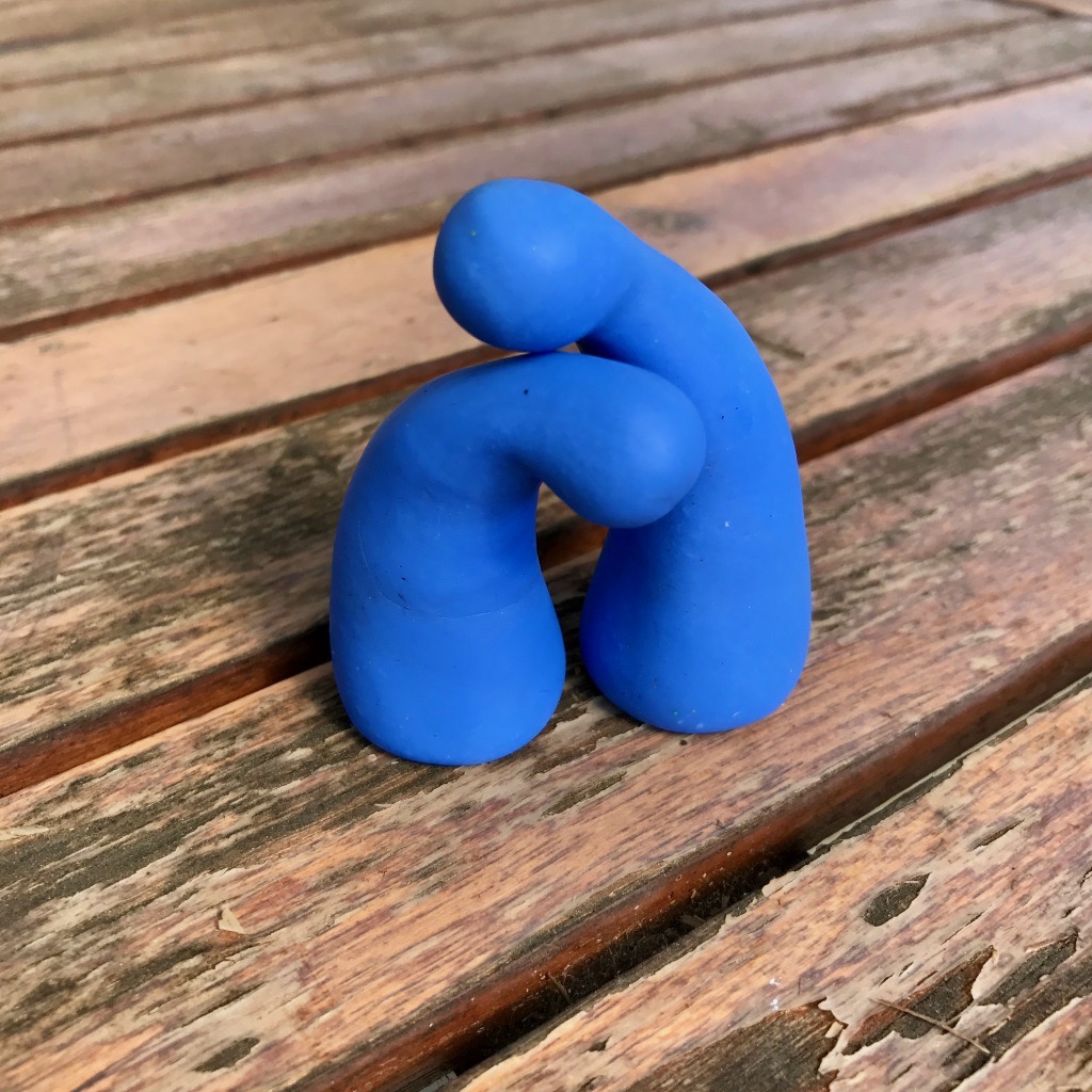 Gesa & Zeke ~ polymer sculptures