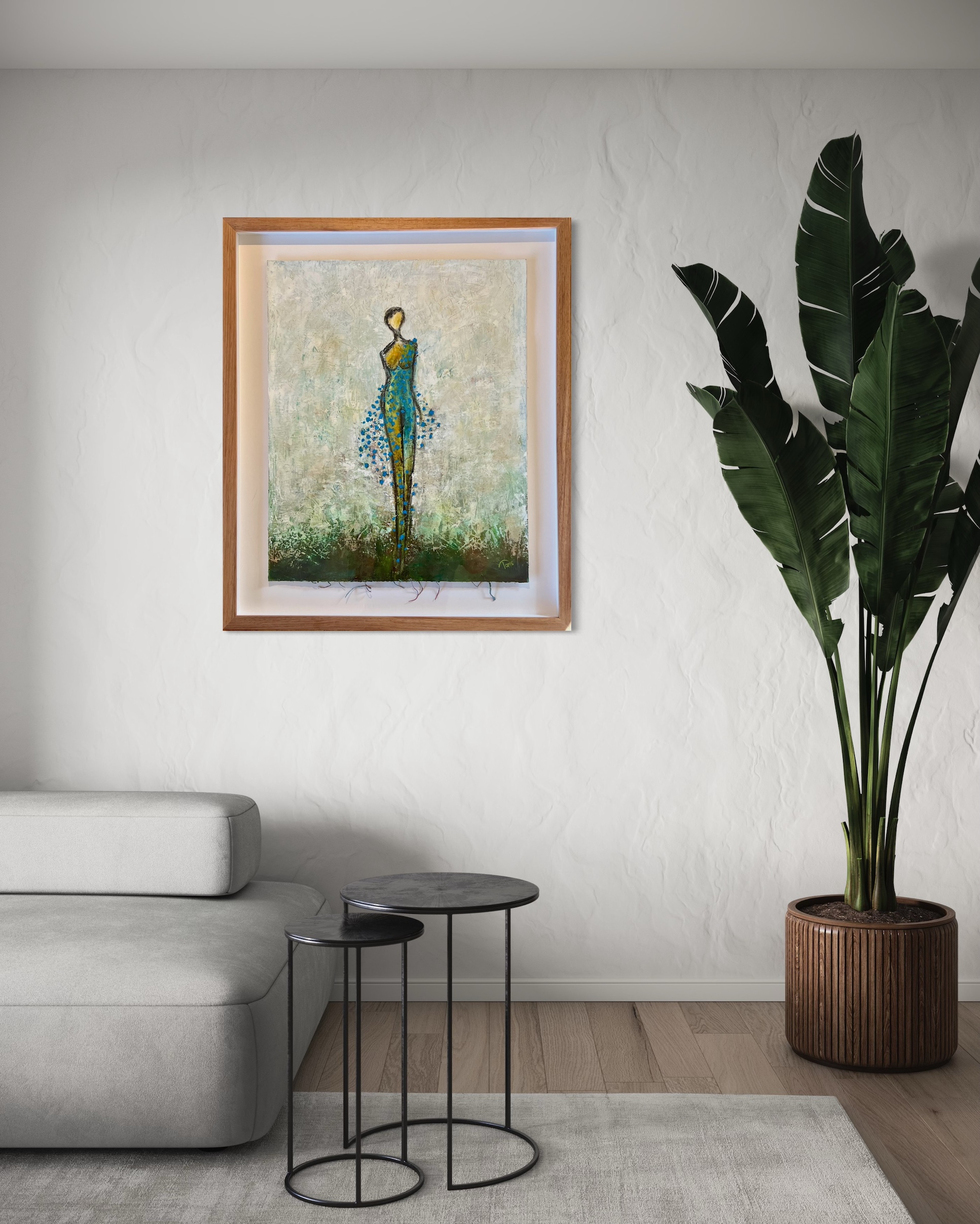 Freedom to Bloom - Oil on canvas