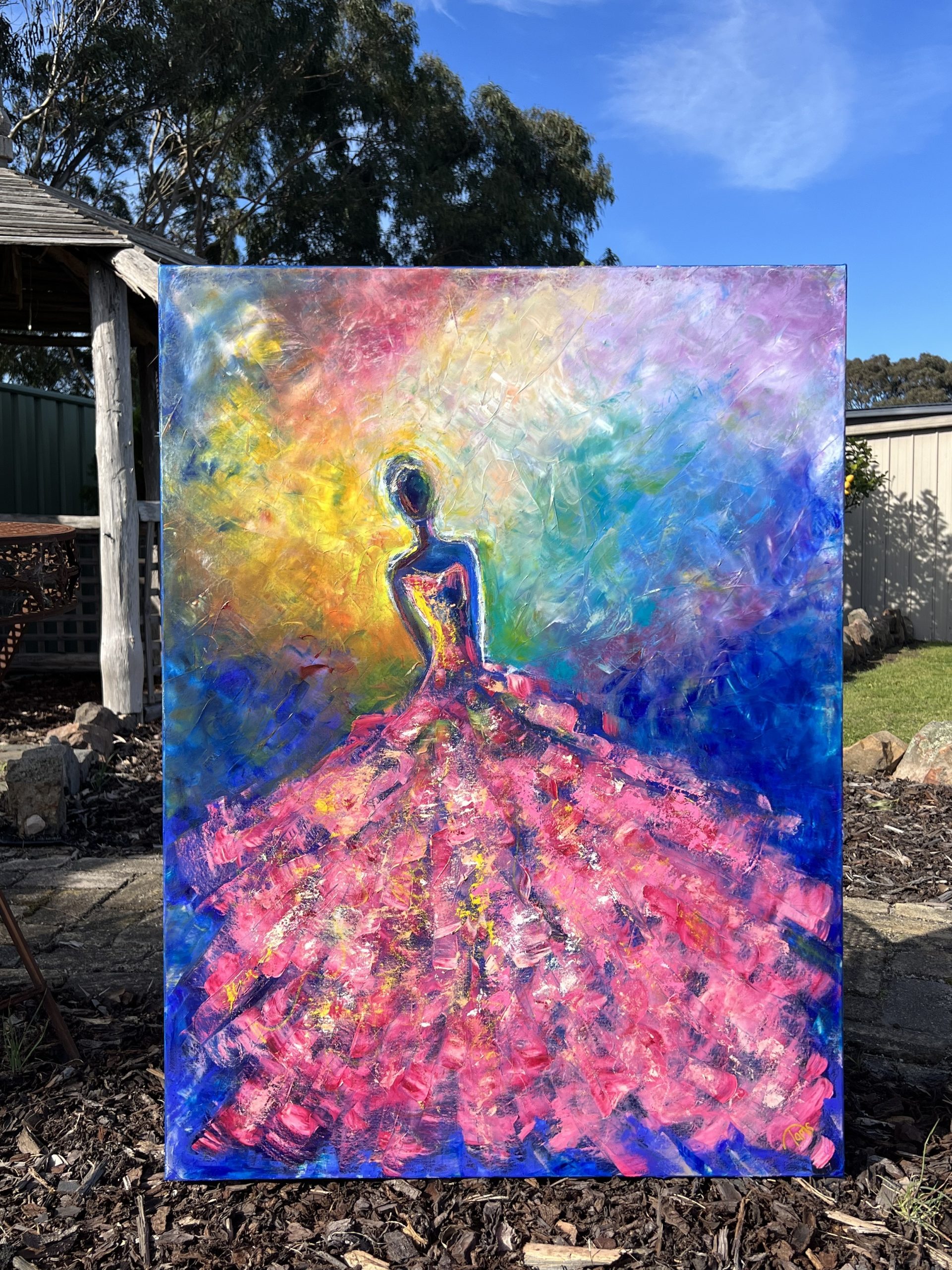 Body Shimmer ~ Oil on canvas