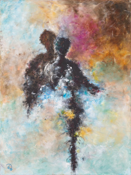 By Her Side ~ oil on canvas