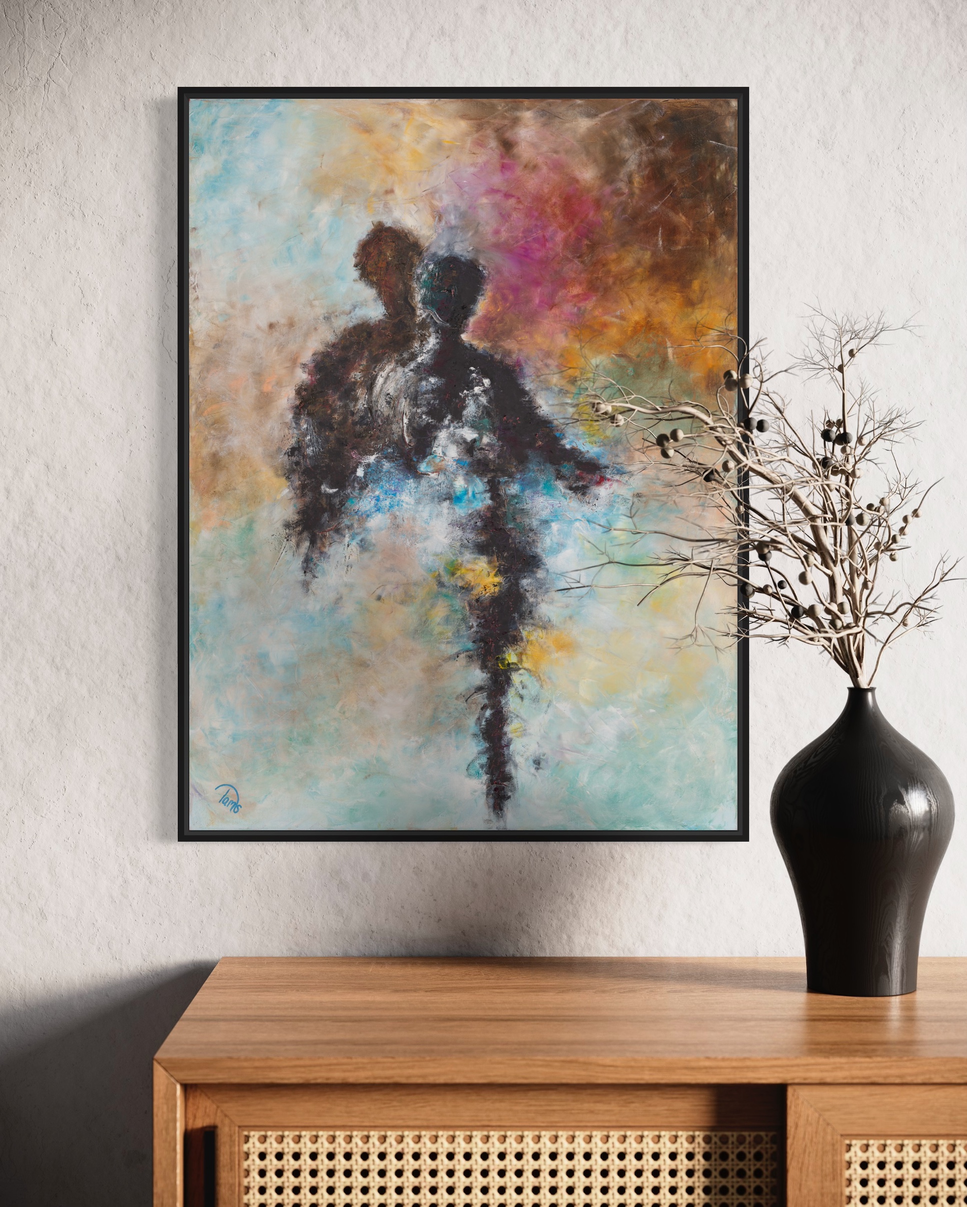 By Her Side ~ oil on canvas