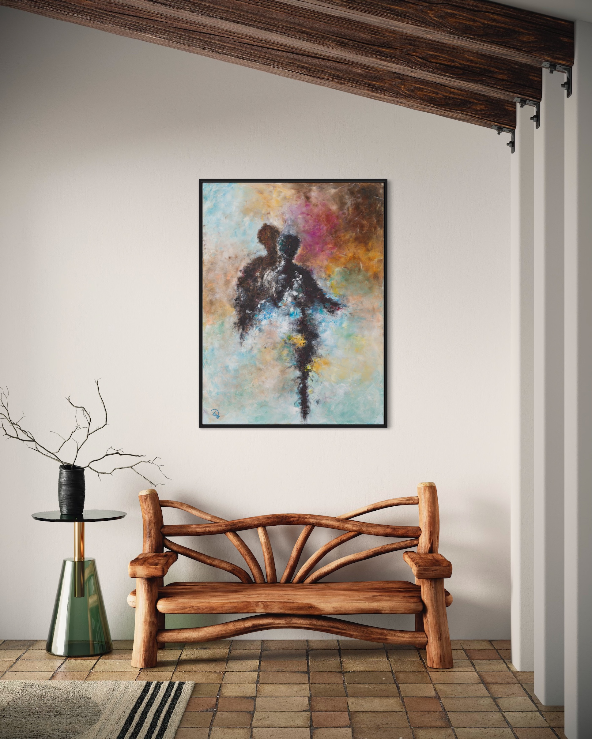 By Her Side ~ oil on canvas
