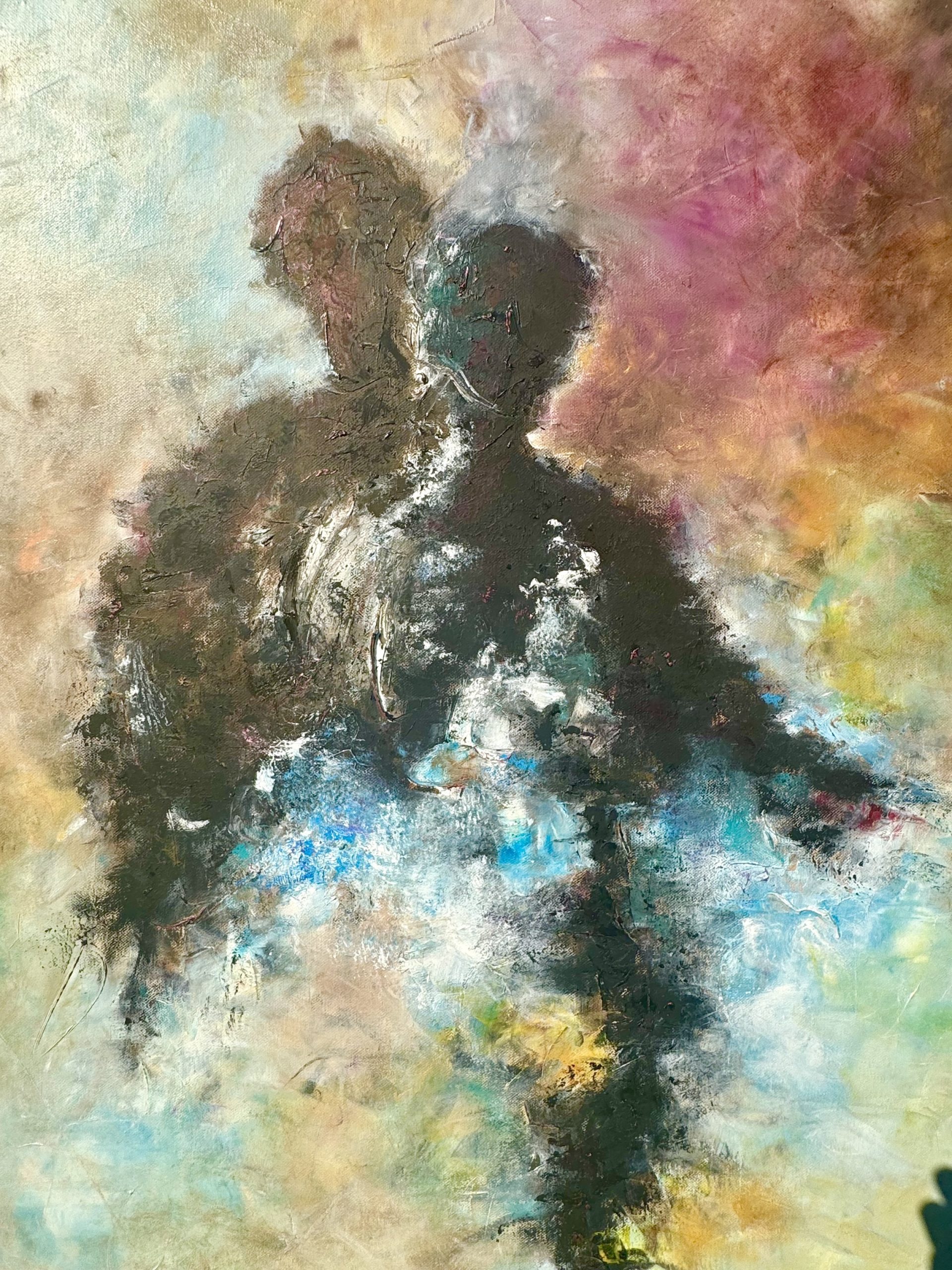 By Her Side ~ oil on canvas