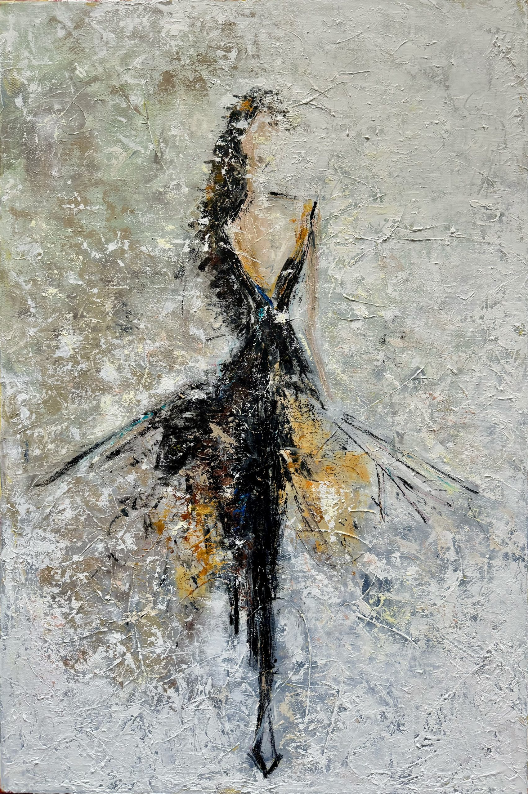 Collecting Colours ~ oil on canvas