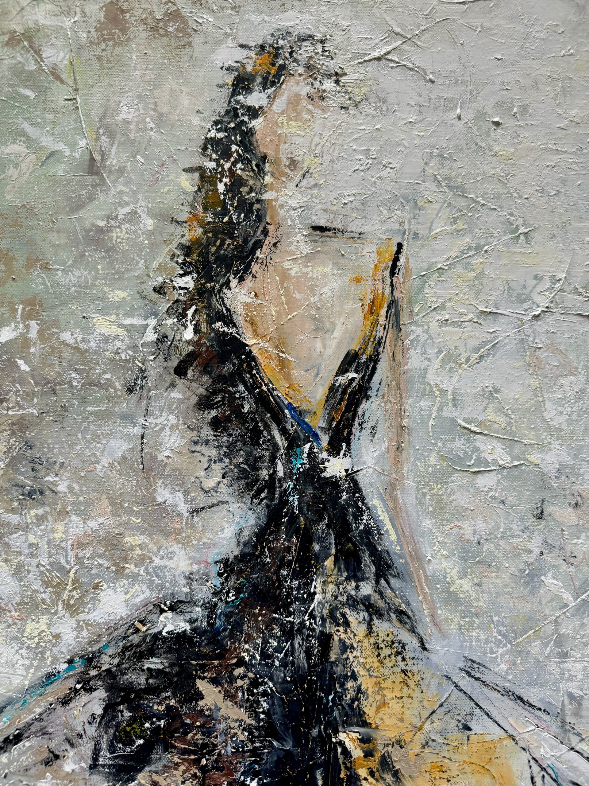 Collecting Colours ~ oil on canvas