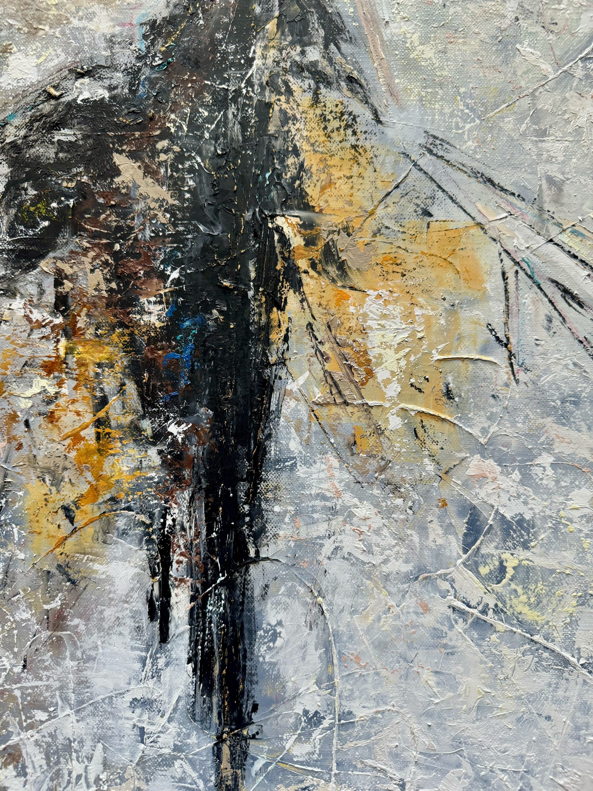 Collecting Colours ~ oil on canvas