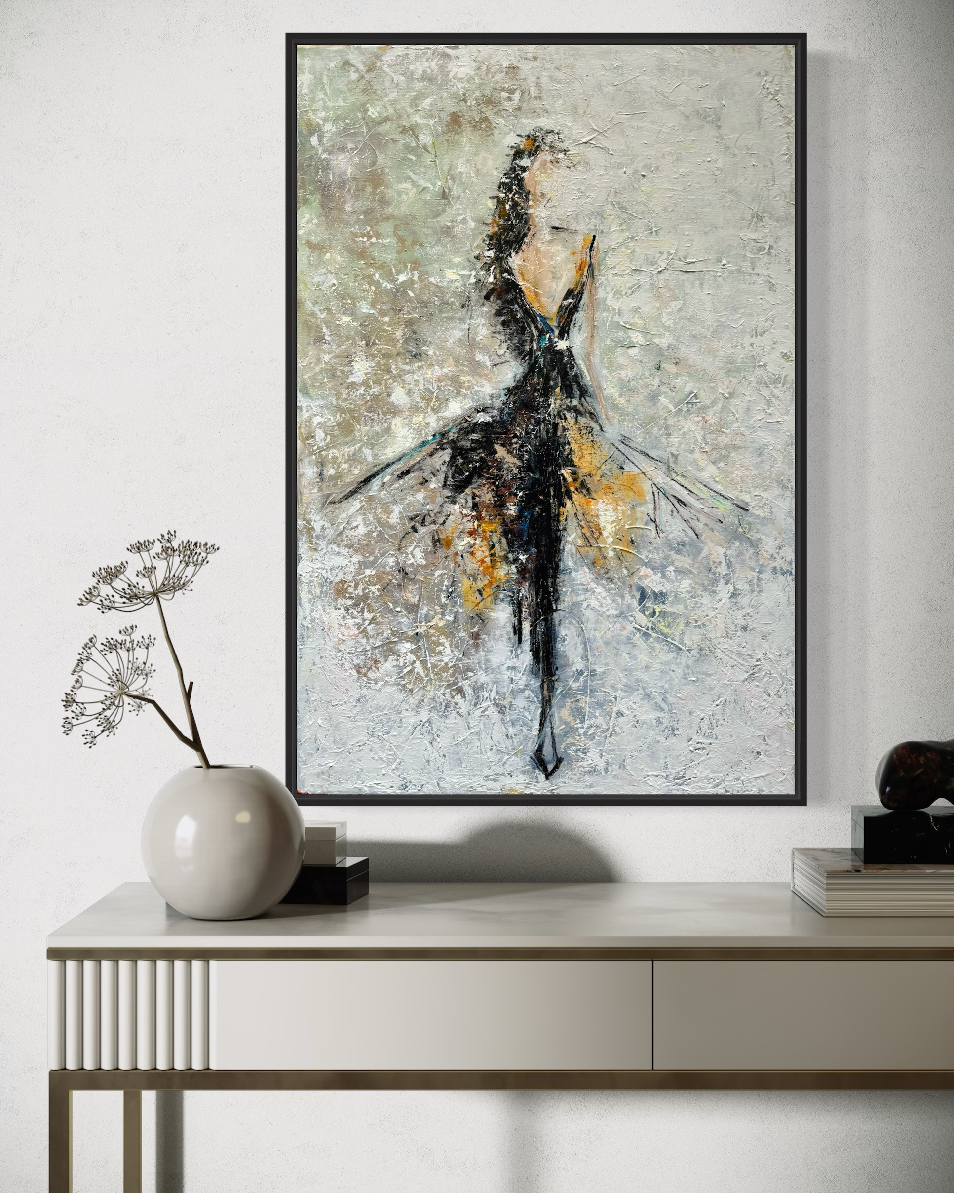 Collecting Colours ~ oil on canvas