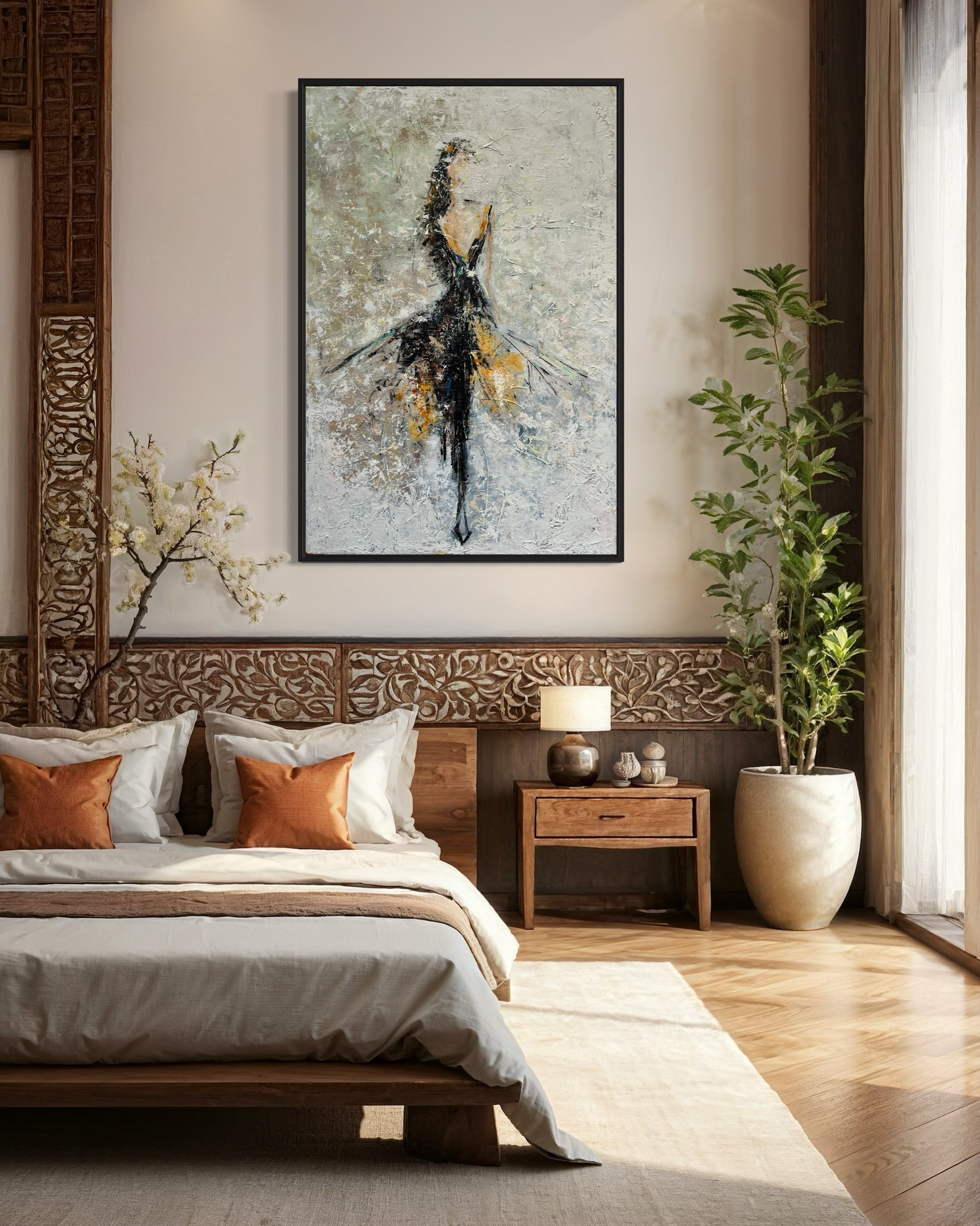 Collecting Colours ~ oil on canvas