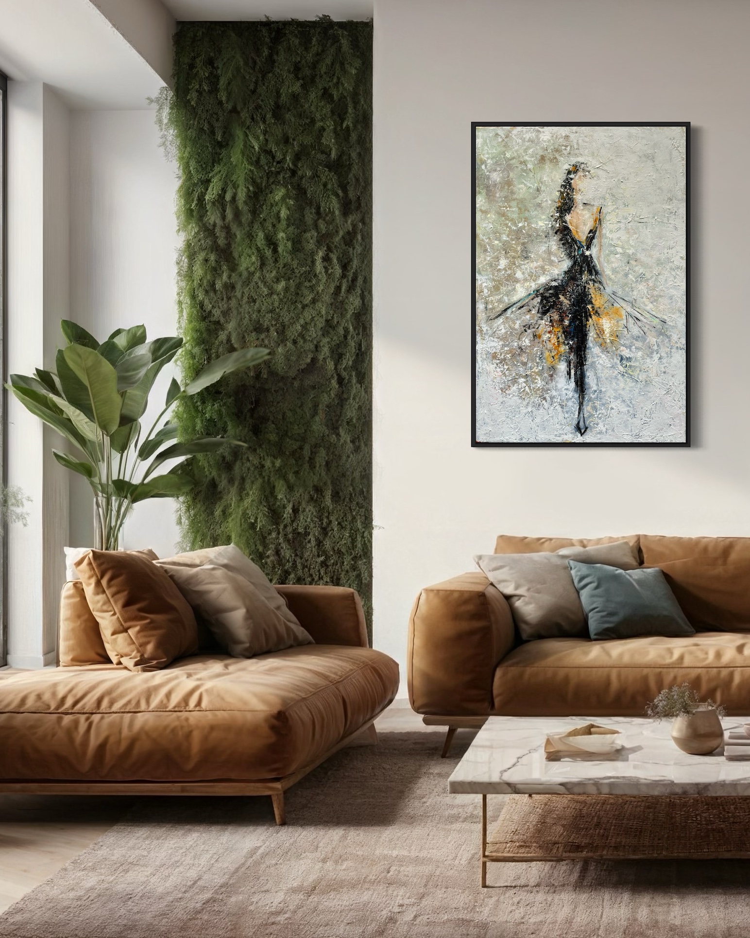 Collecting Colours ~ oil on canvas