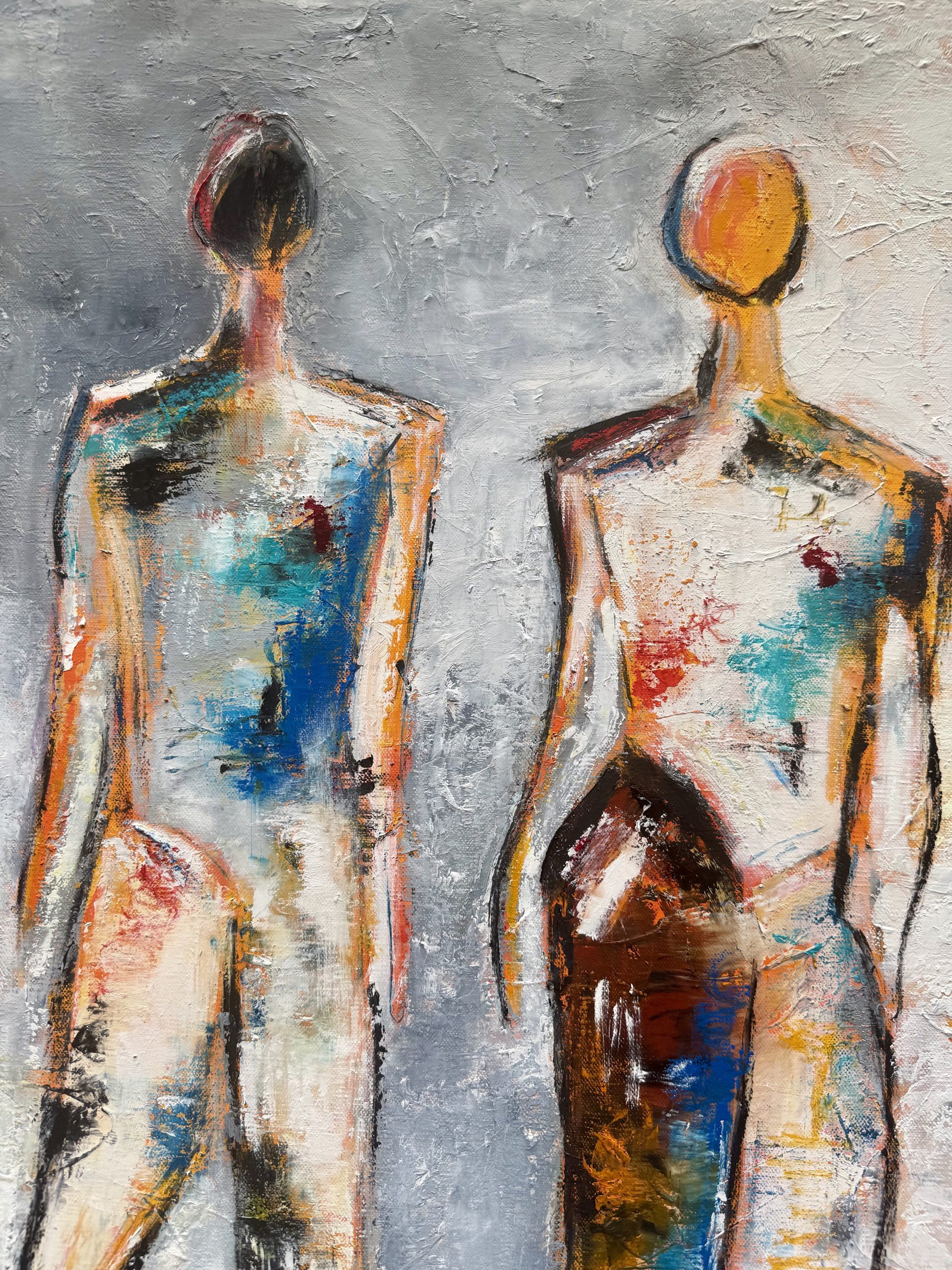 Trickles Out Sideways ~ oil on canvas